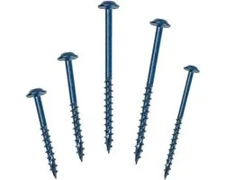 Kreg - Pocket Hole Schroeven (set van 50 stuks) - Vierkante Aansluiting - Zachthout - 3-dubbele coating - Voor Buiten - 64 mm