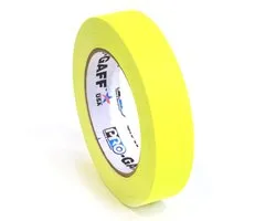 Pro Gaff neon gaffa tape 24mm x 22,8mm geel