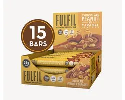 Fulfil Nutrition Vitamin & Protein Bars - Peanut Caramel - 15 eiwitrepen