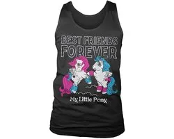 My Little Pony Best Friends Forever Tank Top Black-L