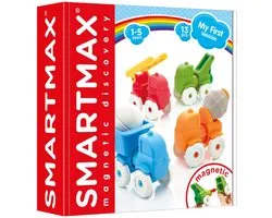 SmartMax My First Vehicles - Magnetische Voertuigen - 13-Delige Bouwset met Zachte Elementen - Educatief Speelgoed voor Peuters - Vanaf 1 Jaar