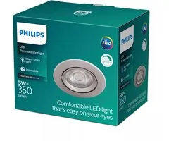 Philips Sparkle inbouwspot - 1-lichts - nikkel