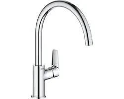 GROHE BauEdge Keukenkraan - Hoge uitloop - 360° draaibereik - Chroom