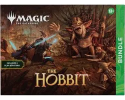 Magic: The Gathering | The Hobbit Bundle | 9 Play Boosters, 34 Lands, Foil Promo Card + Exclusive Accessories | Collectible Trading Card Game
