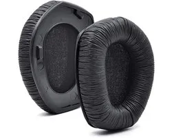 Coussinets d'oreille de remplacement en mousse améliorés et de haute qualité pour les casques sans fil RF Sennheiser HDR RS165, RS175, RS185 et RS195. Conception épaissie (similicuir plissé).