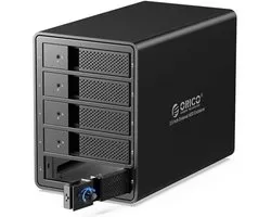 Harde Schijf Behuizing met RAID Ondersteuning tot 80TB - USB 3.0 Externe HDD/SSD Behuizing voor 3.5" Hard Drives