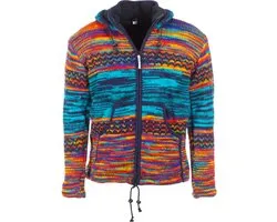Pure Wool Damesvest Lenny WJK-2320 - Multi Blauw - M