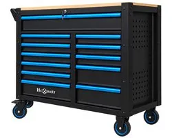 HEXWELT HW-SNZK-37 Servante d'Atelier avec Outils - 12 Tiroirs