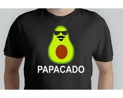 Proud Papacado Dad - T Shirt - Cute - Sarcastic - Sarcasm - Funny - Gift - Cadeau - Sarcastisch - Avocado - Fitness - GoodVibes