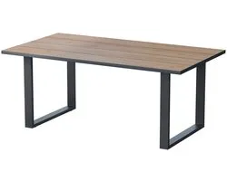 Vicco Avido Eettafel – 180 x 100 cm Krachtige eik goud