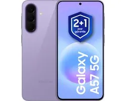 Samsung Galaxy A57 5G - Smartphone - 256GB - Awesome Lilac + 1 jaar extra garantie