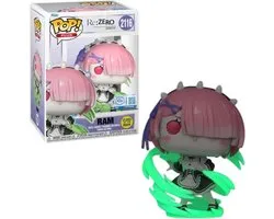 Funko POP! Ram wind magic GITD 2116 RE:ZERO EXCLUSIVE