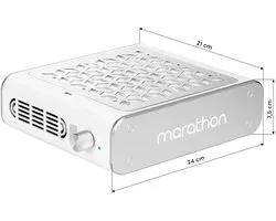 Marathon Olimp Stofafzuiger 65W- Nail Dust collector -Saeyang -Nagelstofafzuiger - Afstofzuiger