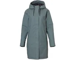 NOMAD® Urban Parka Dames | S | Groen | Gewatteerde Jas | Waterdicht 20.000 mm | Kwalitatieve Tussenjas / Regenjas met Capuchon