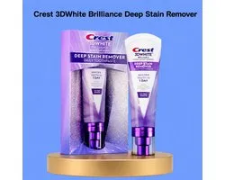 Crest 3D White Brilliance Deep Stain Remover – Groot formaat – Nieuw in Nederland – Verwijdert Diepe Tanden Vlekken, Verheldert Tanden & Beschermt Tandglazuur – Voor een Stralende, Witte & Gezonde Glimlach