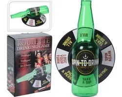 Free And Easy Drankspel Roulette Flesje Draaien Unisex Groen