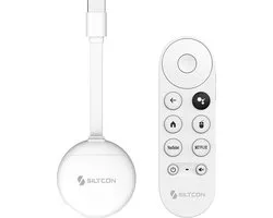 Siltcon® Android TV Box 4K HDR – Streaming Box - 2.4 & 5 GHz WiFi & Bluetooth – TV Stick – 16GB – Geschikt voor Google Assistant – Upgrade elke TV naar SmartTV - Geschikt voor 3000+ apps! - 2026 Model