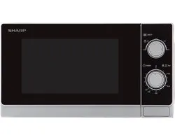 Sharp Home Appliances R-200INW, Comptoir, Micro-onde simple, 20 L, 800 W, Rotatif, Argent