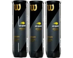 Wilson US OPEN Original - tennisballen - geel - 12 stuks