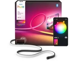 Bande LED Philips Hue Play Pro Entertainment - TV de 55 à 65 pouces - lumière blanche et colorée personnalisable - découpable - synchronisation TV - éclairage intelligent