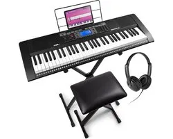MAX Rhapsody61M Ensemble complet de clavier de luxe avec 61 touches tactiles et accessoires