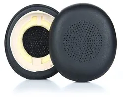 Geschikt voor Jabra ELITE 45H oorkussens, geschikt voor Jabra Evolve2 65 (Evolve 2 65MS 65UC MS UC) / Evolve2 40 (40UC 40MS USB) / Elite 45h draadloze over-ear hoofdtelefoon vervangende oorkussens, zwart 1 paar (zonder kliksluiting)