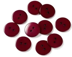 10pcs 20mm Resin Sewing Button, 2 Holes Round Craft Decorative Buttons for Jacket, Clothes Holiday Decoration DIY - ShopVlot