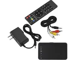 HDMI Media Player, 1080P HD Audio and Video Multimedia Player with IR Remote Control, MOV, AVI, M2TS, TP, TRP, IFO, ISO, Support USB Drive, Mobile Hard Drive, SD Card