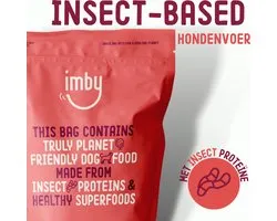 Imby Insect Based Hondenvoer MEDIUM - 3kg - 100% natuurlijk hondenbrokken - Insecteneiwit - Hondenvoeding