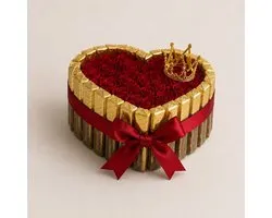 Royal Love Box – Rode Rozen en Chocolade