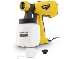 Powerplus Elektrisch Verfpistool POWX354 - Verfspuitpistool van 500 W van 800 ml - voor Primer, Verf, Vernis, Olie en Beits