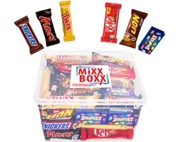 Nestlé & Mars Mini chocolademix - Mars, Twix, Snickers, Lion, KitKat & Smarties - mini chocoladerepen - 1067g