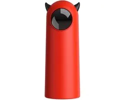 Automatisch Kattenspeelgoed - Rood - Interactief Apporteerspeelgoed - Interactief Kat Laser Speelgoed - USB/Batterij Voeding - 2 Snelheidspatronen, 3 Modi - Perfect voor Binnenkatten en Honden in Verschillende Kleuren