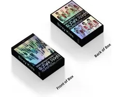 KPOP Idol 55pcs/box Stray Kids Social Path Laser Photocard Holographic Lomo Card [Fotokaarten]