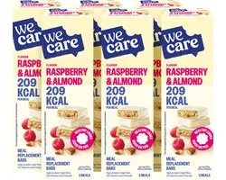 WeCare Meal Replacement - Bars - Framboos Amandel - 6 x 116 gr