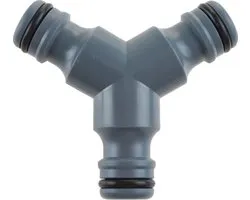 REHAU Y-connector 13 mm (1/2"), driezijdig tuinslang verbindingsstuk