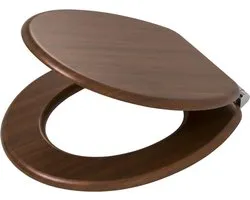 Tiger Douglas - Abattant de toilette - Abattant de toilette - MDF Noyer