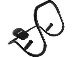 VirtuFit Buikspiertrainer Pro - AB-trainer - Zwart - Optimale Rug- en Nekondersteuning - Buikspieren - Buiktrainer - Inclusief Hoofdsteun - Foam/Kunstleer - Voor Sixpack & Core Training - AB-Trainer - Buikspierapparaat - Buikspier Workout Tool