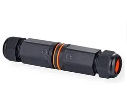 Waterproof IP67 STP CAT6a koppelstuk - industrieel / zwart