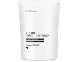 RainPharma Vegan Matcha Mango Eiwitpoeder - Eiwitshake 422g - Plantaardig - Zonder Sucralose - Vegan - 15 Porties - Matcha & Mango - 21 gram eiwitten