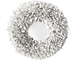 Krans Bakuli wit 40 cm