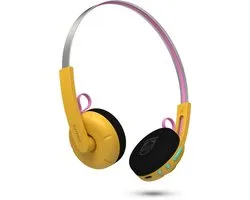 PHILIPS TAMS1YL/00 De Ringo Duo - Casque On-Ear Sans Fil - Bluetooth 6.0 - Jusqu'à 26 Heures d'Autonomie - Audio USB-C - Haut-Parleurs 40 mm - Multipoint - Coussinets d'Oreilles Interchangeables - Jaune