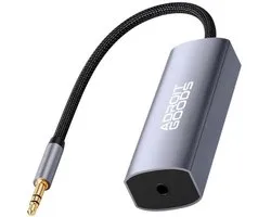 AdroitGoods 3.5mm Ground Loop Noise Isolator - Ontstoringsfilter - Audio Filter AUX Ruis Onderdrukker HiFi Geluid - Auto Audio Kabel Voor Laptop Smartphone Speakers