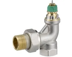 Danfoss Dynamic Valve de radiateur thermostatique coudé 3/4 débit réglable de 25 135 l/h RA DV