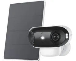 Caméra de surveillance Reolink 4K, vue à 180 degrés, extérieure, alimentée par batterie, WiFi sans fil, détection de personne/véhicule/animal, vision nocturne couleur