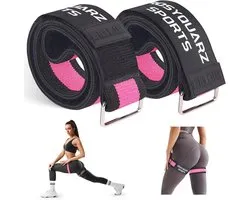 Verstelbare Booty Bands voor Weerstands Training - BFR Bands voor Bilspieren en Heupopbouw - 2 Stuks