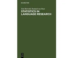 Statistics in Language Research
