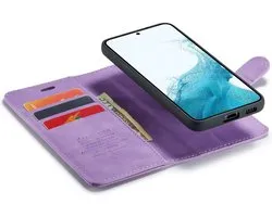 Bookcase hoesje CaseMania pour Samsung Galaxy A56 - Violet uni - Similicuir - Design magnétique amovible 2 en 1