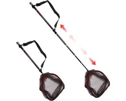 Ultimate Streetfishing Landingsnet + Telescopische Steel 2.40m - Schepnet