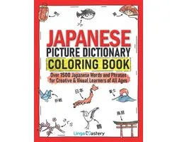 Color and Learn- Japanese Picture Dictionary Coloring Book